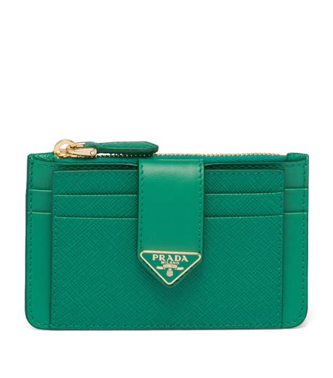 prada green card holder print|Prada.